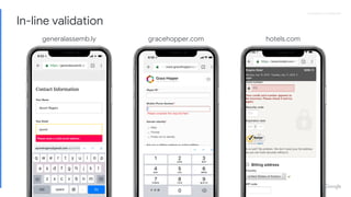 Proprietary + ConfidentialProprietary + Confidential
In-line validation
generalassemb.ly gracehopper.com hotels.com
 