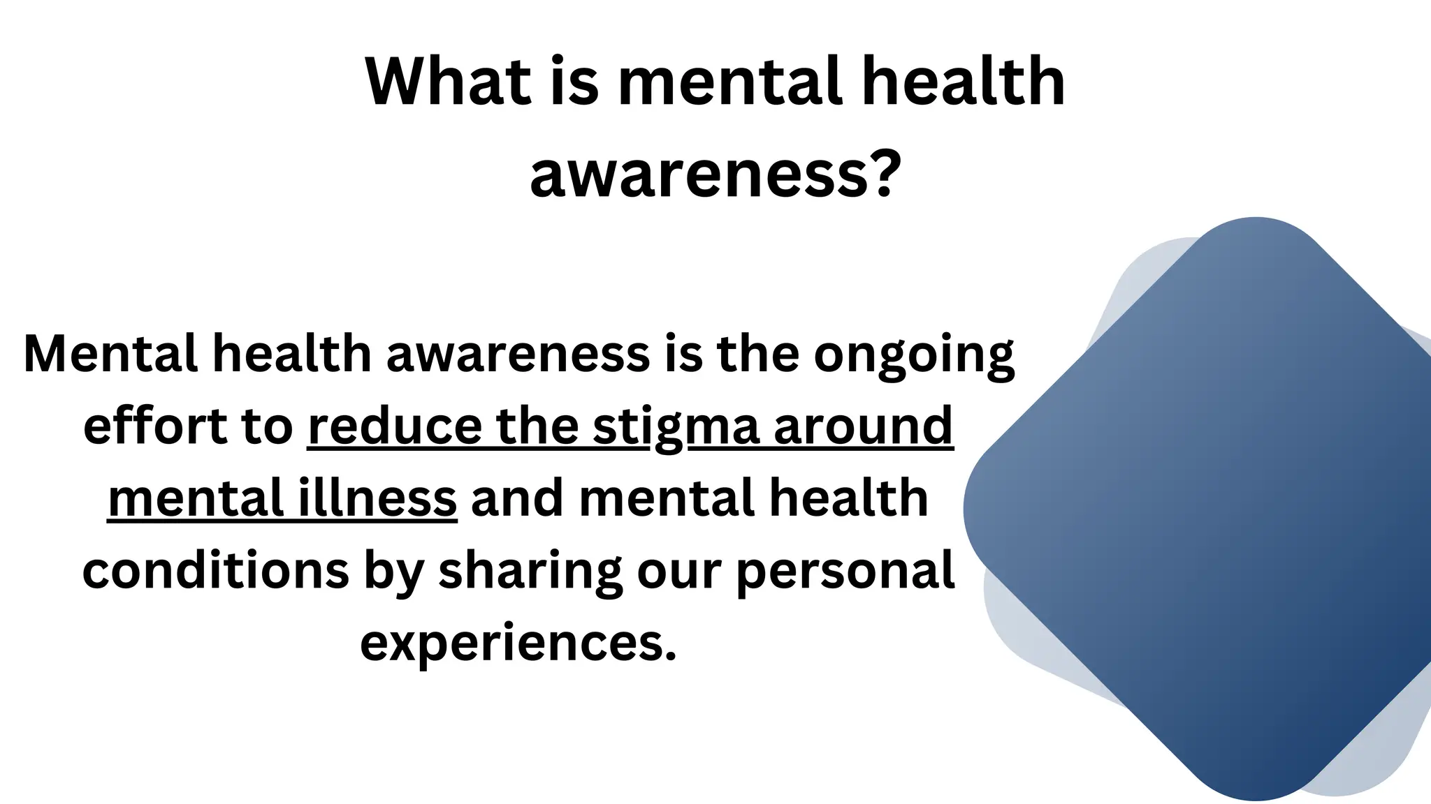 the importance of mental health awareness PDF