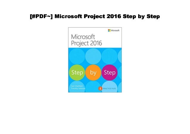 Doc Microsoft Project 16 Step By Step