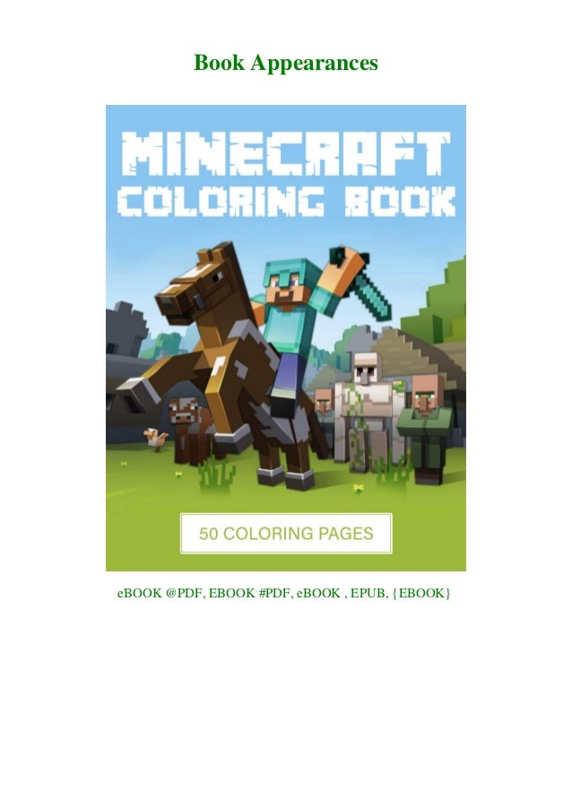 Download Pdf Minecraft Coloring Book 50 Coloring Pages Filled With Minecraft
