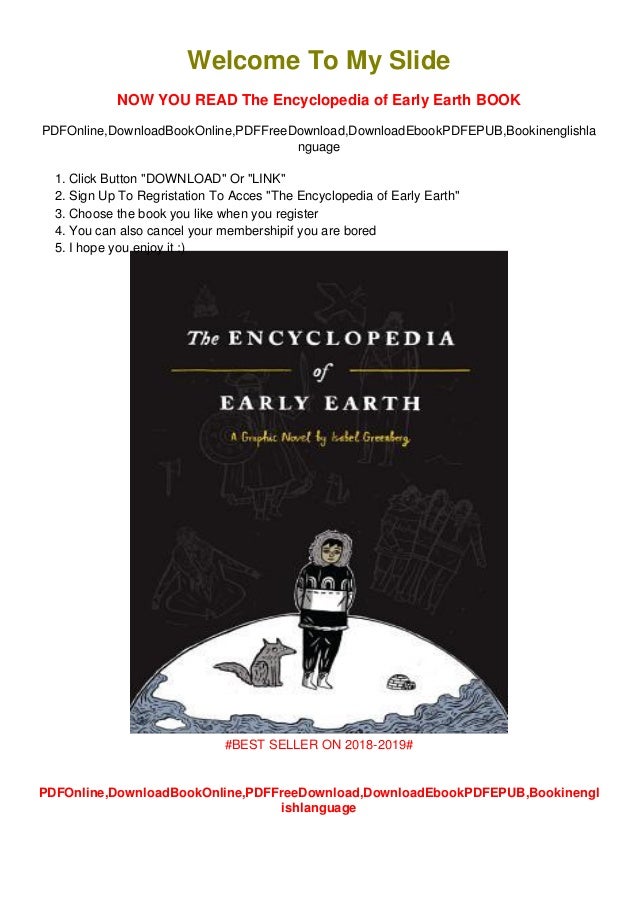 Download The Encyclopedia Of Early Earth By Isabel Greenberg