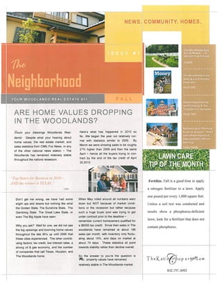 Woodlands Real Estate Newsletter 12