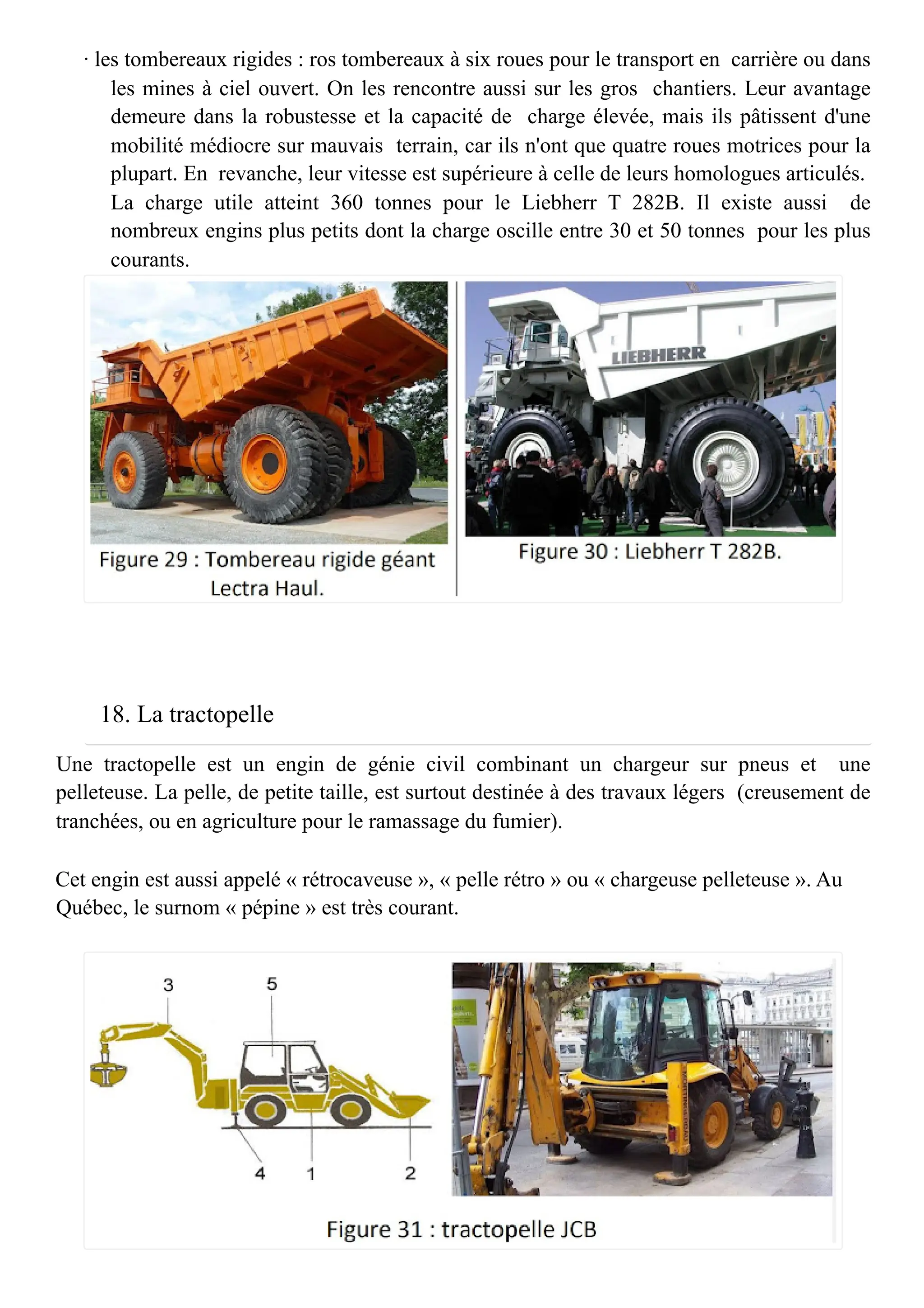 Les différents engins de chantier du BTP avec leurs rôles | PDF ...