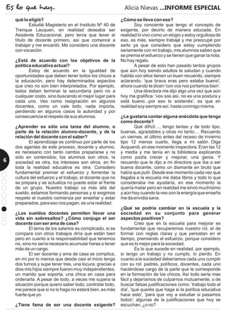 Alicia Nievas ...INFORME ESPECIALEs lo que hay...
6
 