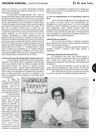 INFORME ESPECIAL... Leonil Fernández
9
Es lo que hay...
 