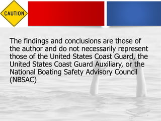 Perspectives on Boating Safety and Life Jacket Use - Dr. Daniel Maxim