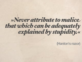 Gute Seiten, schlechte Seiten