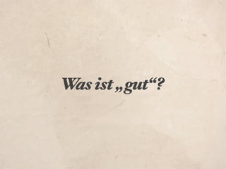 Gute Seiten, schlechte Seiten