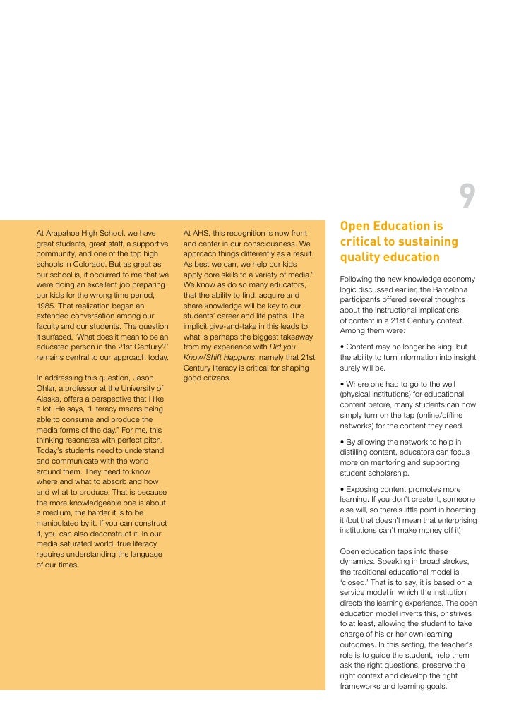 What Does It Mean To Be Educated In The 21st Century 