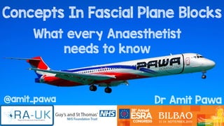Concepts In Fascial Plane Blocks
@amit_pawa Dr Amit Pawa
What every Anaesthetist
needs to know
 