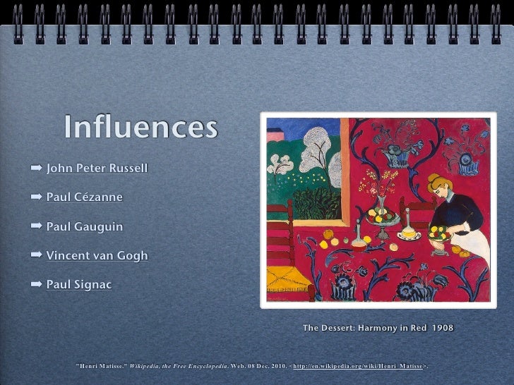 Biographie De Henri Matisse Henri Matisse Nait En 1869 A France