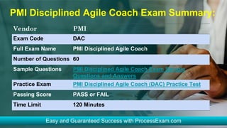 [PDF] PMI Disciplined Agile Coach (DAC) Exam - Q & A.pdf