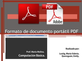 Formato de documento portátil PDF




            ó   á            á
 