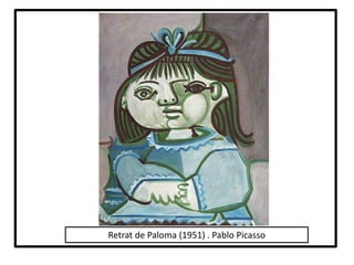 Retrat de Paloma (1951) . Pablo Picasso
 