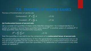 ppt MATHEMATICAL PHYSICS tensor unit 7.pdf