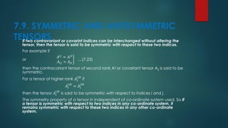ppt MATHEMATICAL PHYSICS tensor unit 7.pdf