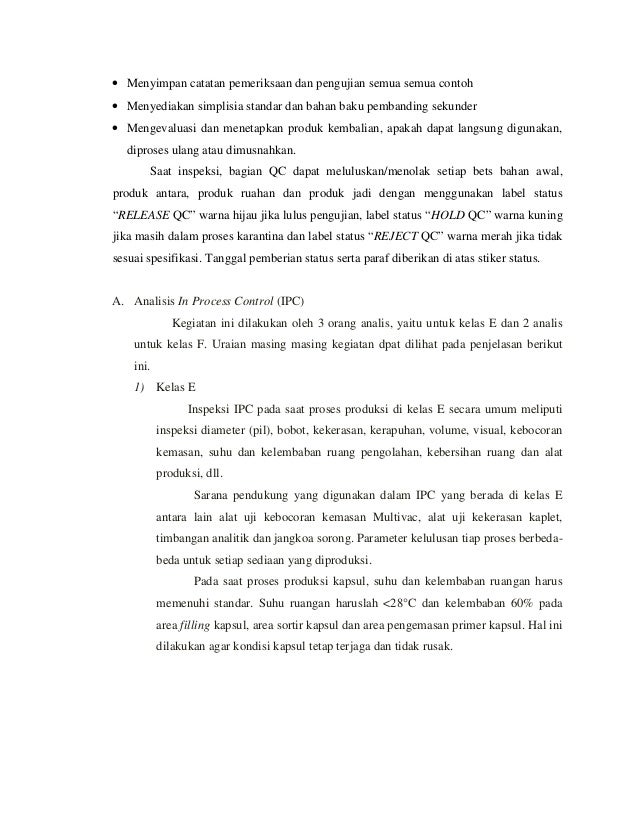 Laporan Prakerin PT. Industri Jamu Borobudur Semarang 