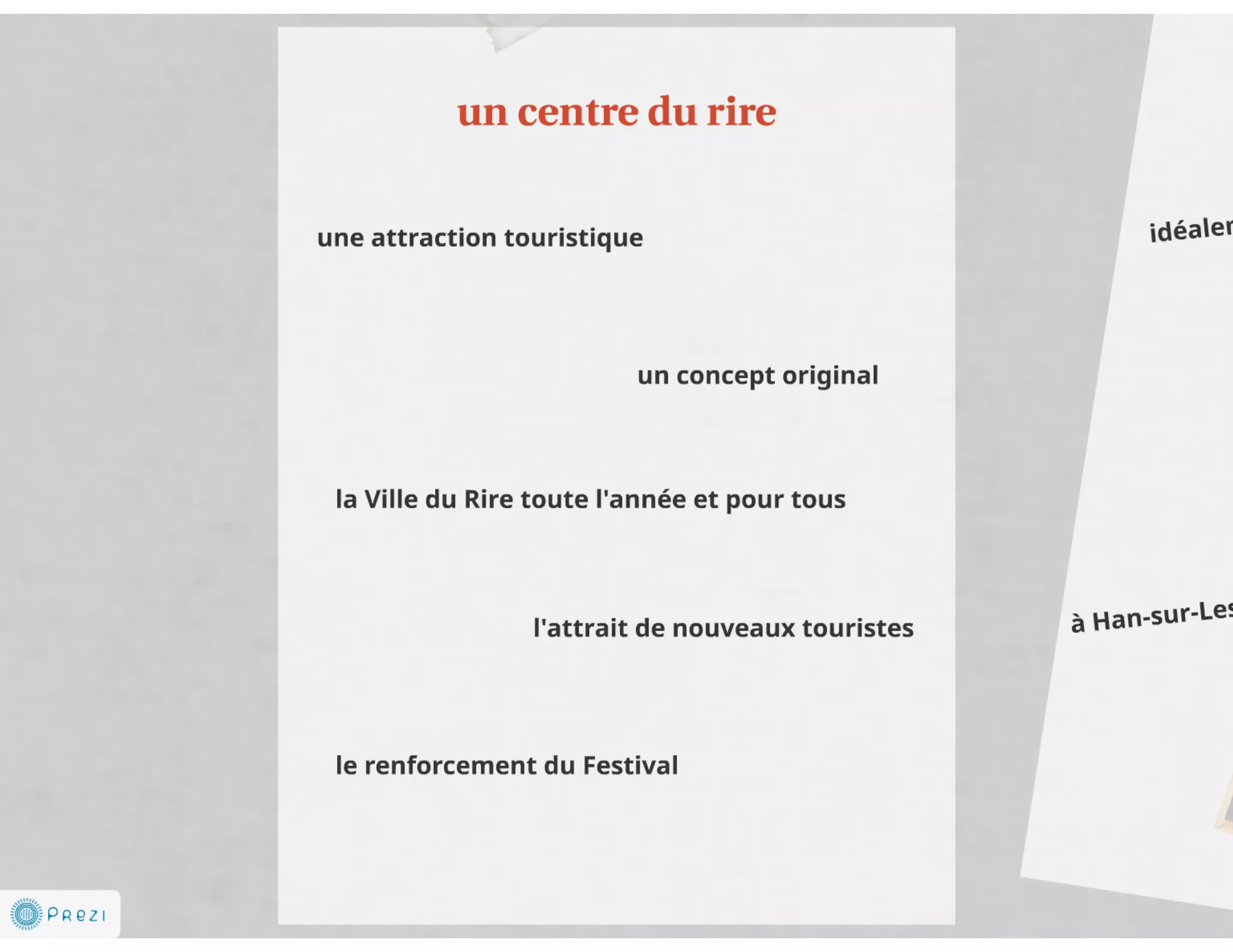 Le Zygocentre de Rochefort - projet de création d'une attraction touristique sur le rire