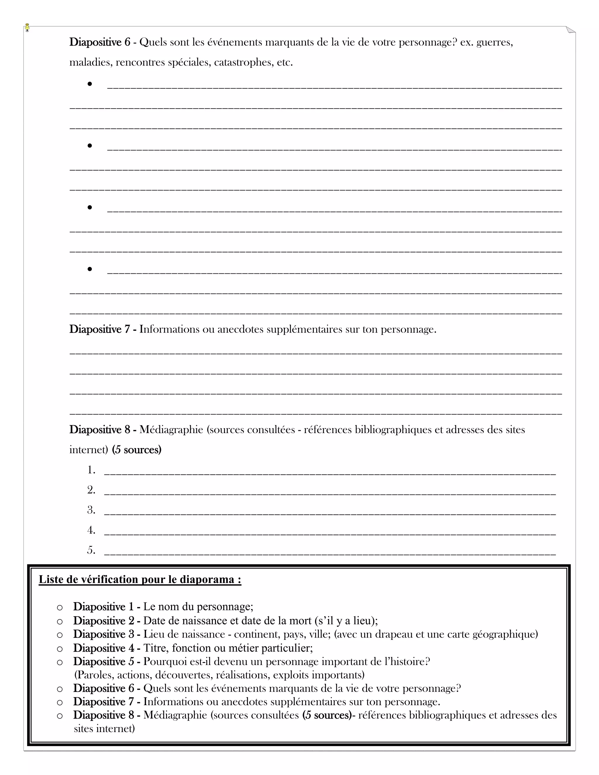 Comment Faire Une Biographie En Histoire Comment faire la biographie d'un personnage historique.