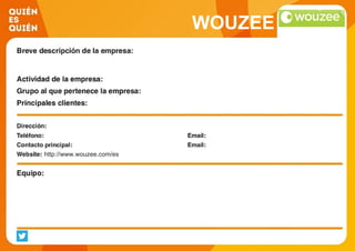 WOUZEE
http://www.wouzee.com/es
 