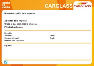 CARGLASS
www.carglass.es
 