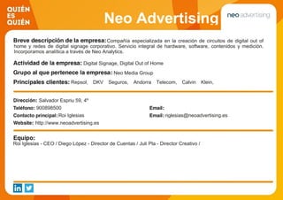 Quién es Quién en la Publicidad y la Comunicación Digital Slide 121