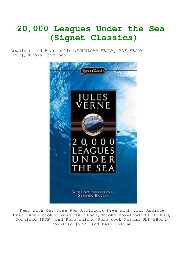 Pdf Read Free 20 000 Leagues Under The Sea Signet Classics Downloa
