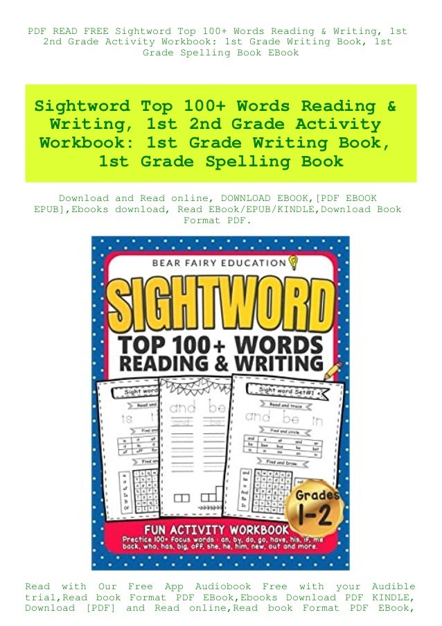 PDF READ FREE Sightword Top 100+ Words Reading & Writing 1st 2nd Gra… PDF READ FREE Sightword Top 100+ Words Reading & Writing 1st 2nd Gra…