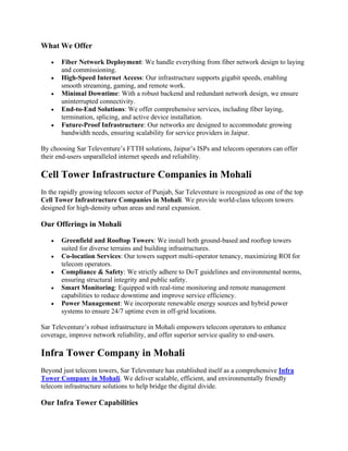 Sar Televenture: Leading Tower Infrastructure & Boom Barrier Solutions ...