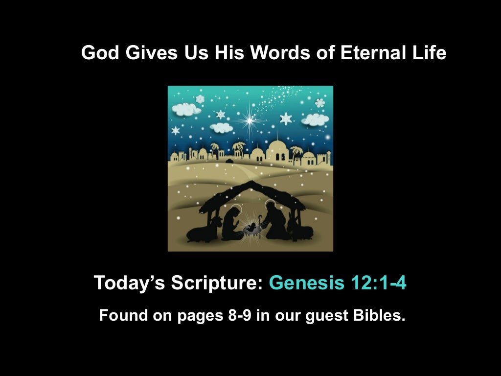 "The Mission of Christmas" - Genesis 12:1-4