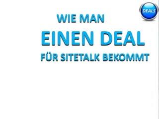 Geschäftspräsentation SiteTalk Unaico