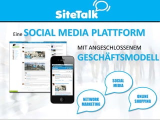 Geschäftspräsentation SiteTalk Unaico