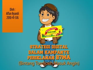 Thesis Digital Marketing Strategy B7MA 