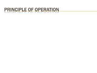 PRINCIPLE OF OPERATION
 