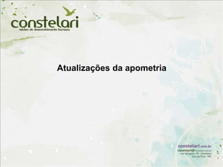 Atualizações da apometria
 