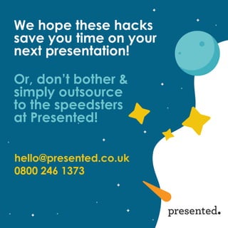 10 time saving PowerPoint hacks