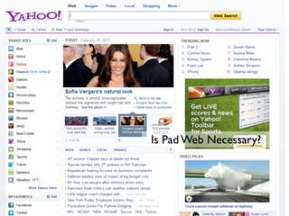 Is Pad Web Necessary?
 