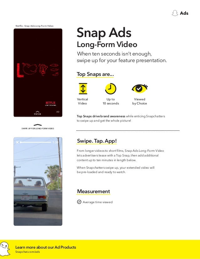 advertise in a snap the best mobile video ad snapchat form
