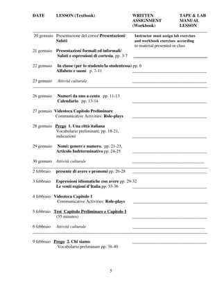Class Syllabus | PDF