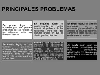 PRINCIPALES PROBLEMAS
 