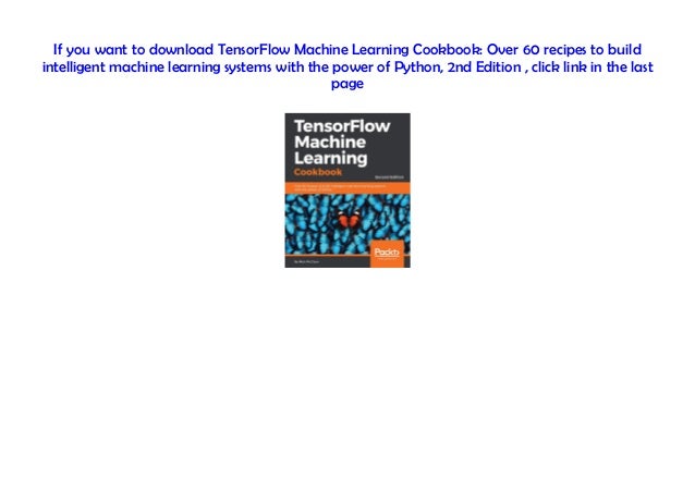 tensorflow deep learning cookbook