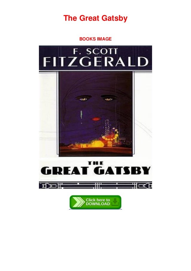 Pdfthe Great Gatsby Bookf Scott Fitzgerald
