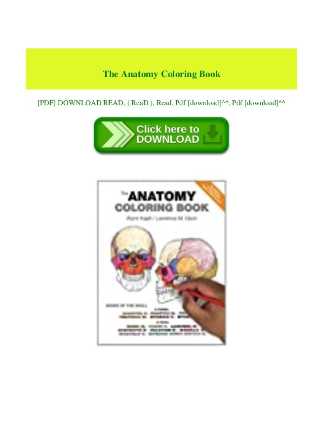 PDF) The Anatomy Coloring Book Ebook PDF) The Anatomy Coloring Book Ebook