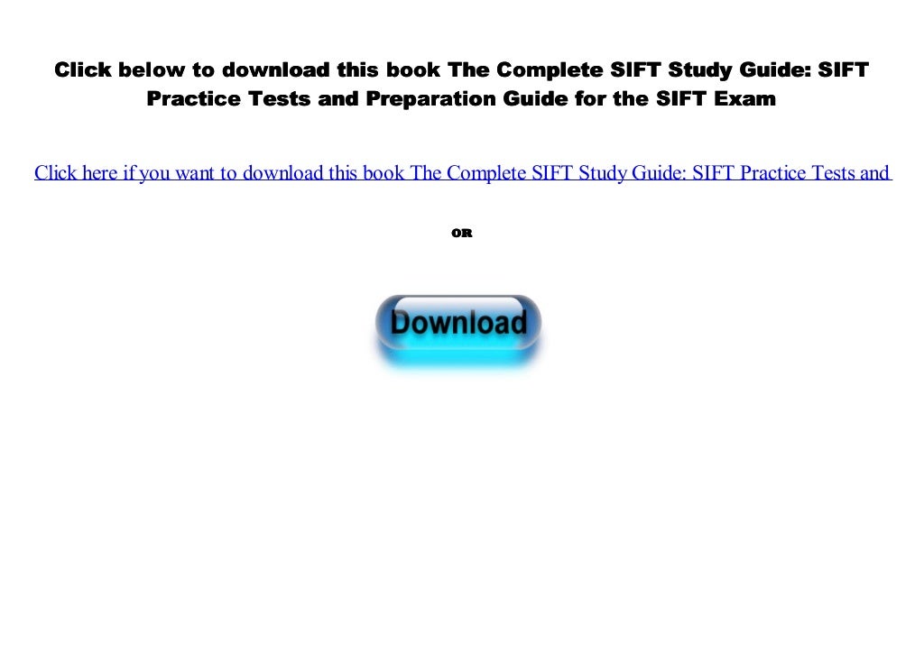 [Download] The Complete SIFT Study Guide SIFT Practice Tests and Pre…