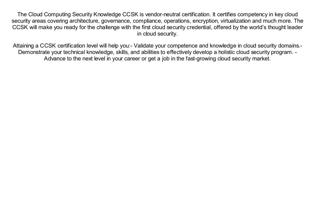 CCSK Schulungsangebot | Maxtic