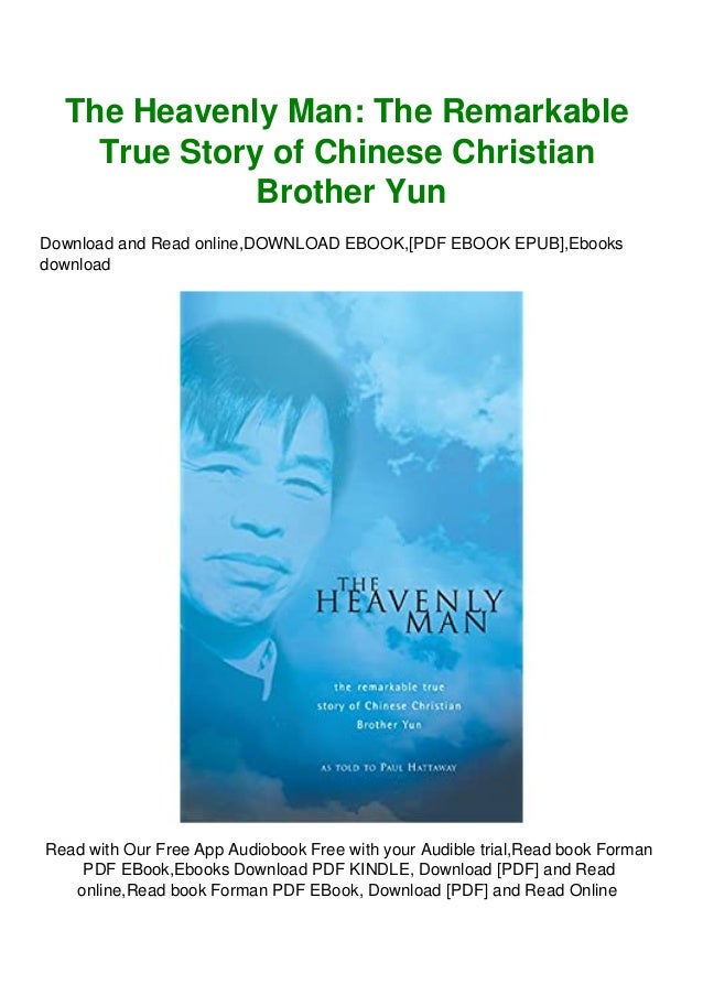 Heavenly Man PDF Free Download Heavenly Man PDF Free Download