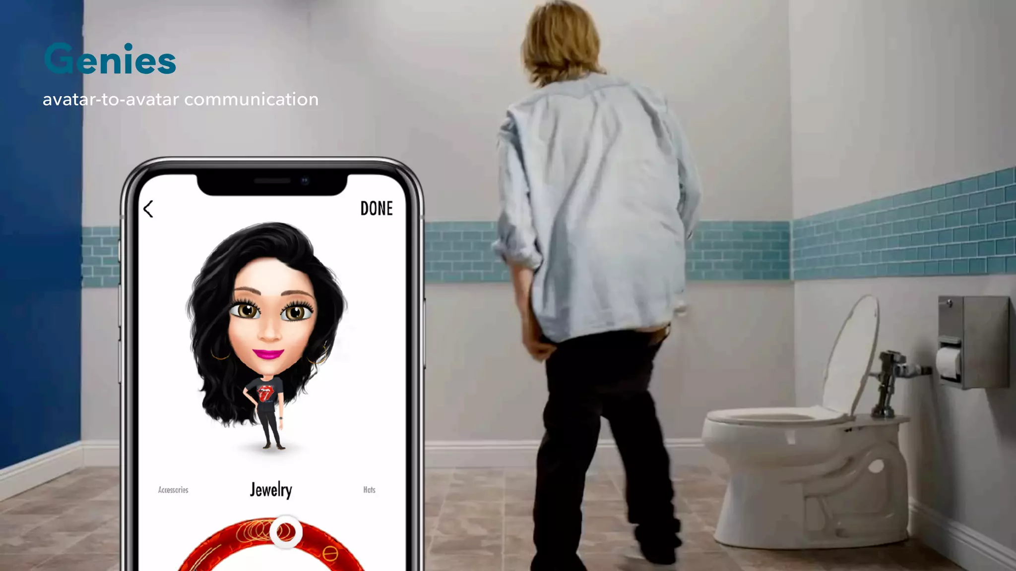 Genies
avatar-to-avatar communication
 