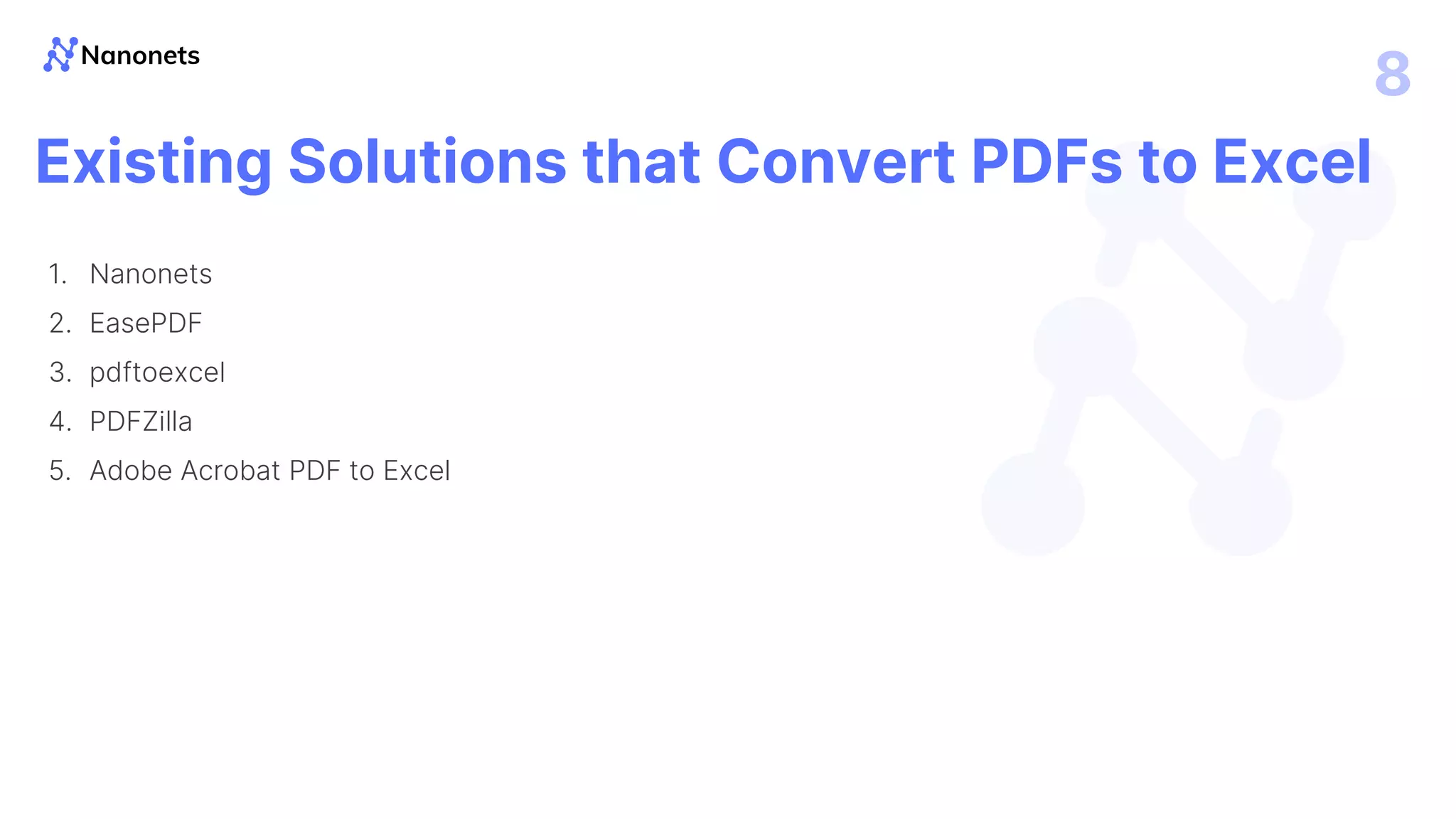 PDF To Excel PPT Pdf to excel ppt