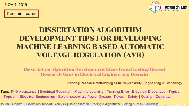 List of Latest Thesis Topics in Computer Science for Masters and PHD phd thesis machine learning