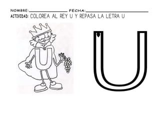 FICHAS DE LA U EN MAYÚSCULAS